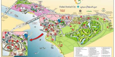 Dubai festival city térkép