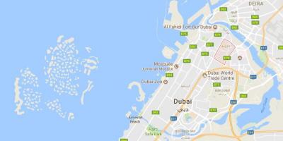 Karama Dubaj térkép