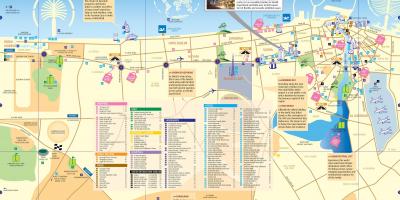 Nemzetközi város, Dubaj térkép