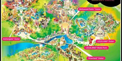 Dubai parks and resorts térkép