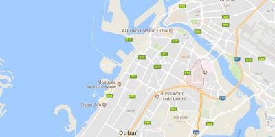 Térkép Oud Metha Dubai