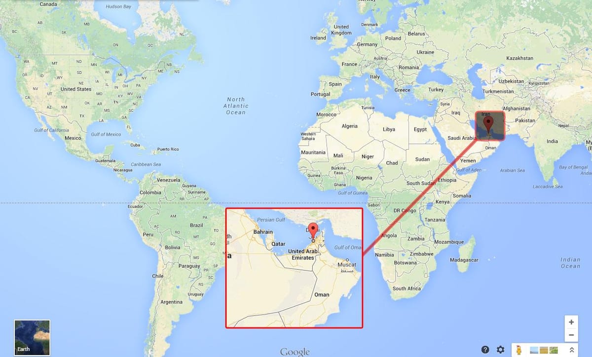 Dubaj térkép
