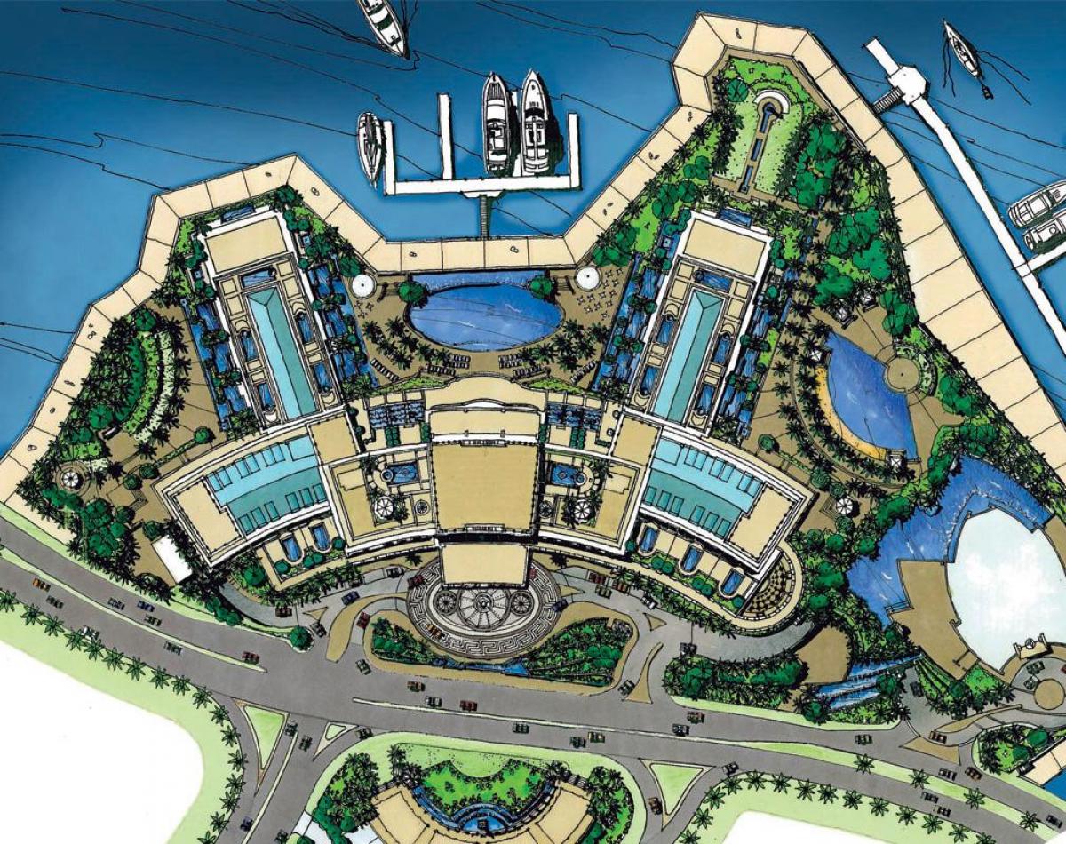 térkép Palazzo Versace Dubai
