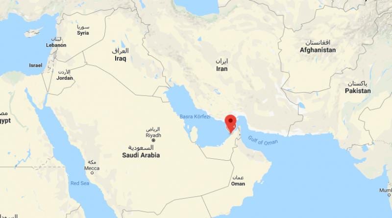 Dubai elhelyezkedés a világ térkép