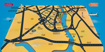 Térkép Gyermekek city-Dubai