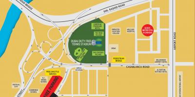 Dubai duty free tennis stadion térkép