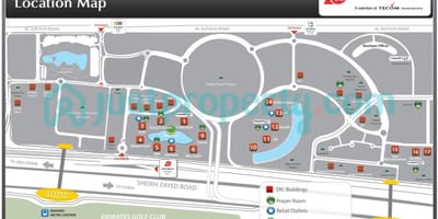 Térkép Dubai internet city