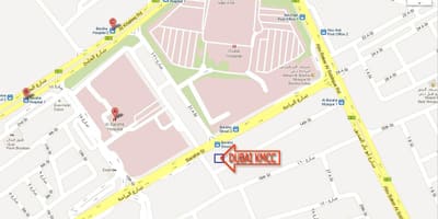 Dubai kórház térkép