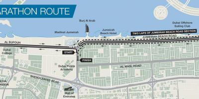 Térkép Dubai marathon