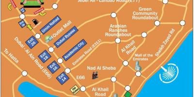 Rögbi Hetes Dubaj térkép
