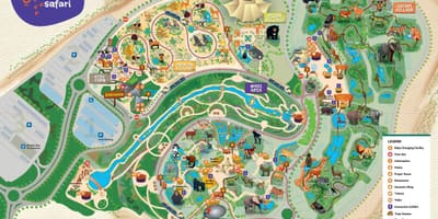 Térkép Dubai zoo