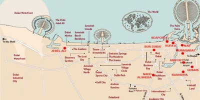 Térkép Jebel Ali