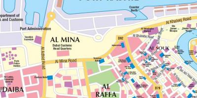 Dubai port térkép