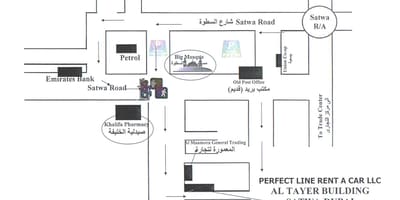 Dubai Satwa térkép
