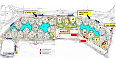 Dubai springs térkép
